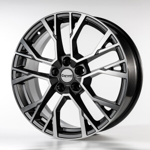 Carwel К 1810 (GEELY COOLRAY) AGR Серый с полированной лицевой частью 7x18/5x114.3 ET53 D54.1