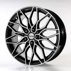Carwel ТИМ 1813 (GEELY ATLAS (PRO)/ SUZUKI GRAND VITARA) ABT Черный глянцевый с полированной лицевой частью 7x18/5x114.3 ET45 D60.1