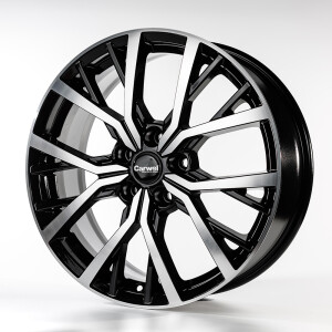 Carwel ТУР 1806 (GEELY СOOLRAY) ABT Черный глянцевый с полированной лицевой частью 7x18/5x114.3 ET50 D54.1
