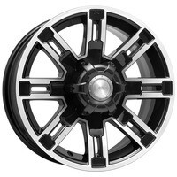 K&K Полюс (КС609M) Алмаз черный 7.5x16/6x139.7 ET30 D108.1
