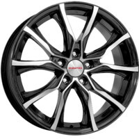 K&K Твист-оригинал (КС697М) Алмаз черный 7.5x17/5x108 ET49 D67.1