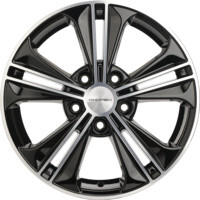 Khomen Wheels KHW1603 (Creta/Seltos) Black-FP