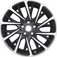 Khomen Wheels KHW1804 (Audi A4/A6) Black-FP 7.5x18/5x112 ET39 D66.6