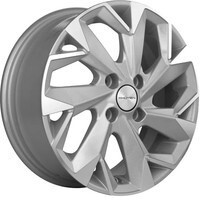 Khomen Wheels KHW1402 (Alsvin/Getz/i20) F-Silver-FP