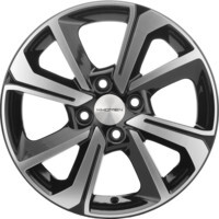 Khomen Wheels KHW1501 (Vesta) Black-FP