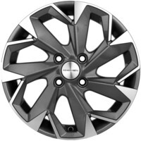 Khomen Wheels KHW1508 (Cobalt) Gray-FP