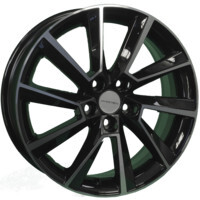Khomen Wheels KHW1604 (Aveo) Black-FP 6x16/5x105 ET39 D56.6