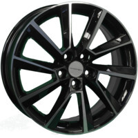Khomen Wheels KHW1604 (Prius) Black-FP 6x16/5x100 ET40 D54.1