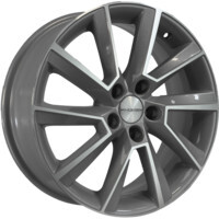 Khomen Wheels KHW1604 (Prius) F-Silver-FP 6x16/5x100 ET40 D54.1