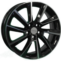 Khomen Wheels KHW1604 (Yaris) Black-FP 6x16/5x100 ET45 D54.1