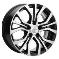 Khomen Wheels KHW1608 (Multivan) Black-FP 6.5x16/5x120 ET51 D65.1