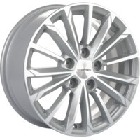 Khomen Wheels KHW1611 (Huyndai/Mazda) F-Silver-FP 6.5x16/5x114.3 ET45 D67.1