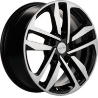 Khomen Wheels KHW1612 (Civic) Black-FP 6.5x16/5x114.3 ET41 D64.1