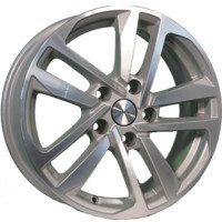 Khomen Wheels KHW1612 (Polo) F-Silver-FP 6.5x16/5x100 ET39 D57.1