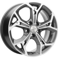 Khomen Wheels KHW1702 (Changan CS35/CS35 Pro) Gray-FP