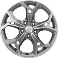 Khomen Wheels KHW1702 (Changan/Geely/Lexus/Toyota) Gray-FP 7x17/5x114.3 ET45 D60.1