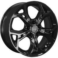 Khomen Wheels KHW1702 (DFM580) Black 7x17/5x110 ET45 D67.1