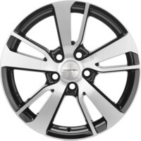 Khomen Wheels KHW1704 (Outlander) Black-FP 7x17/5x114.3 ET38 D67.1