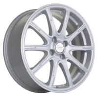 Khomen Wheels KHW1707 (Lada Vesta) F-Silver 6.5x17/4x100 ET50 D60.1