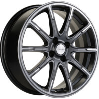 Khomen Wheels KHW1707 (Lada Vesta) Gray-FP 6.5x17/4x100 ET50 D60.1