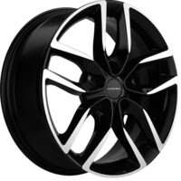 Khomen Wheels KHW1708 (Geely Coolray) Black-FP 6.5x17/5x114.3 ET45 D54.1