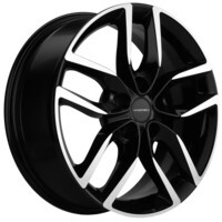 Khomen Wheels KHW1708 (Nissan Tiida) Black-FP