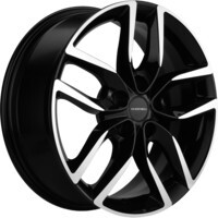 Khomen Wheels KHW1708 (Toyota C-HR) Black-FP 6.5x17/5x114.3 ET45 D60.1