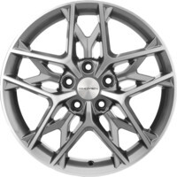 Khomen Wheels KHW1709 (Changan/Geely/Lexus/Toyota) Gray-FP 7x17/5x114.3 ET45 D60.1