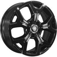 Khomen Wheels KHW1710(2) (Mercedes Vito) Black 6.5x17/5x112 ET50 D66.6