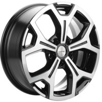 Khomen Wheels KHW1710(2) (VW Multivan) Black-FP 6.5x17/5x120 ET60 D65.1