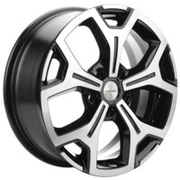 Khomen Wheels KHW1710(2) (VW Transporter) Black-FP 6.5x17/5x120 ET55 D65.1