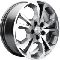 Khomen Wheels KHW1711 (Chery/Exeed) Gray-FP 6.5x17/5x108 ET33 D60.1