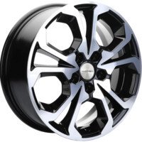 Khomen Wheels KHW1711 (Coolray) Black-FP