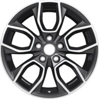 Khomen Wheels KHW1713 (Kia K5) Black-FP