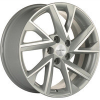 Khomen Wheels KHW1714 (Audi A4) F-Silver-FP