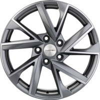 Khomen Wheels KHW1714 (CX-5/Seltos/Optima) Gray-FP