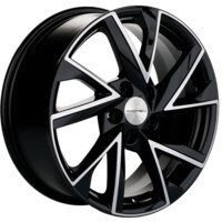 Khomen Wheels KHW1714 (Evolute i-Joy) Black-FP 7x17/5x110 ET40 D67.1