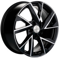 Khomen Wheels KHW1714 (Jac/Москвич 3) Black-FP 7x17/5x108 ET40 D54.1