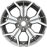 Khomen Wheels KHW1715 (Kodiaq/Tiguan) Gray-FP