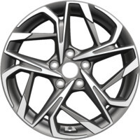 Khomen Wheels KHW1716 (Changan CS35 Plus) Gray-FP 7x17/5x110 ET46 D63.3