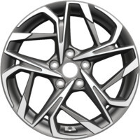 Khomen Wheels KHW1716 (Evolute i-Joy) Gray-FP 7x17/5x110 ET40 D67.1