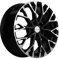 Khomen Wheels KHW1718 (GAC GS4) Black-FP 7x17/5x108 ET49 D59.5