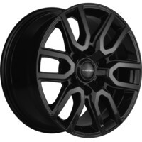 Khomen Wheels KHW1723 (L200) Black 8x17/6x139.7 ET38 D67.1