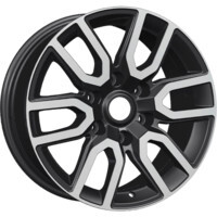 Khomen Wheels KHW1723 (Pajero) Black-FP 8x17/6x139.7 ET46 D67.1