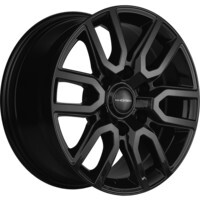 Khomen Wheels KHW1723 (Pajero Sport) Black 8x17/6x139.7 ET38 D67.1