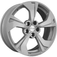 Khomen Wheels KHW1724 (Camry) F-Silver 7x17/5x114.3 ET45 D60.1