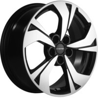 Khomen Wheels KHW1724 (Exeed LX) Black-FP 7x17/5x108 ET33 D60.1