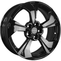 Khomen Wheels KHW1724 (FAW Besturn X80) Black 7x17/5x114.3 ET45 D67.1