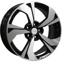 Khomen Wheels KHW1724 (Seltos/Soul/K5) Black-FP 7x17/5x114.3 ET48 D67.1