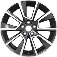 Khomen Wheels KHW1802 (Changan/Geely/Lexus/Suzuki/Toyota) Black-FP 7x18/5x114.3 ET35 D60.1